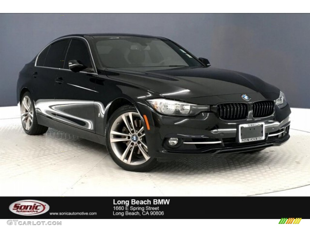 2017 3 Series 330e iPerfomance Sedan - Jet Black / Black photo #1
