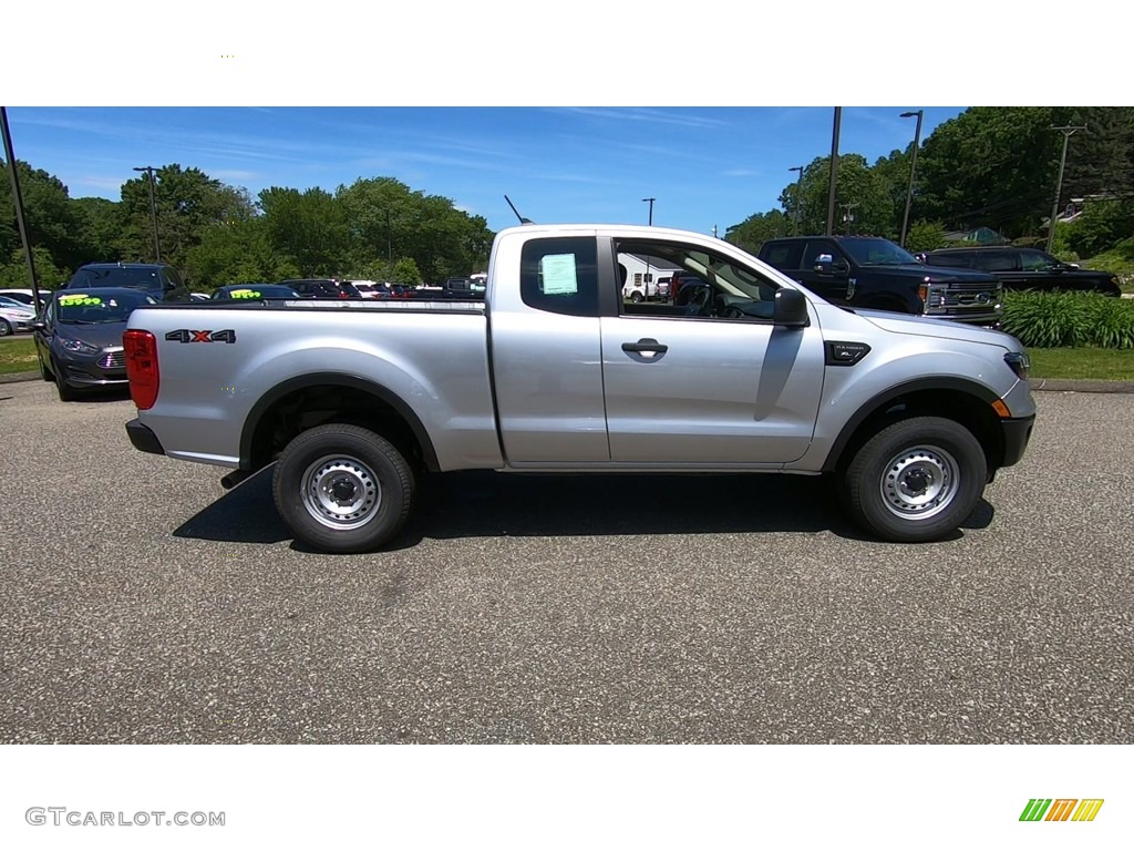 Ingot Silver Metallic 2019 Ford Ranger XL SuperCab 4x4 Exterior Photo #133869711