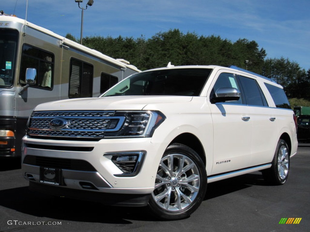 2019 Expedition Platinum 4x4 - White Platinum Metallic Tri-Coat / Medium Soft Ceramic photo #1