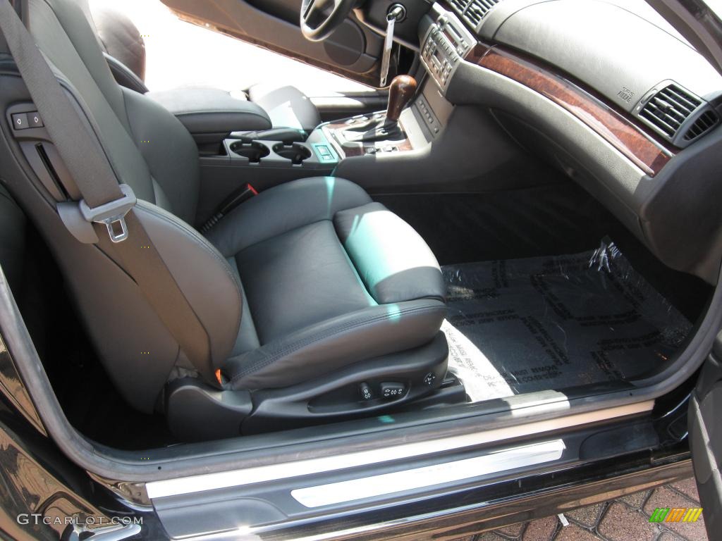 2006 3 Series 325i Convertible - Jet Black / Black photo #16