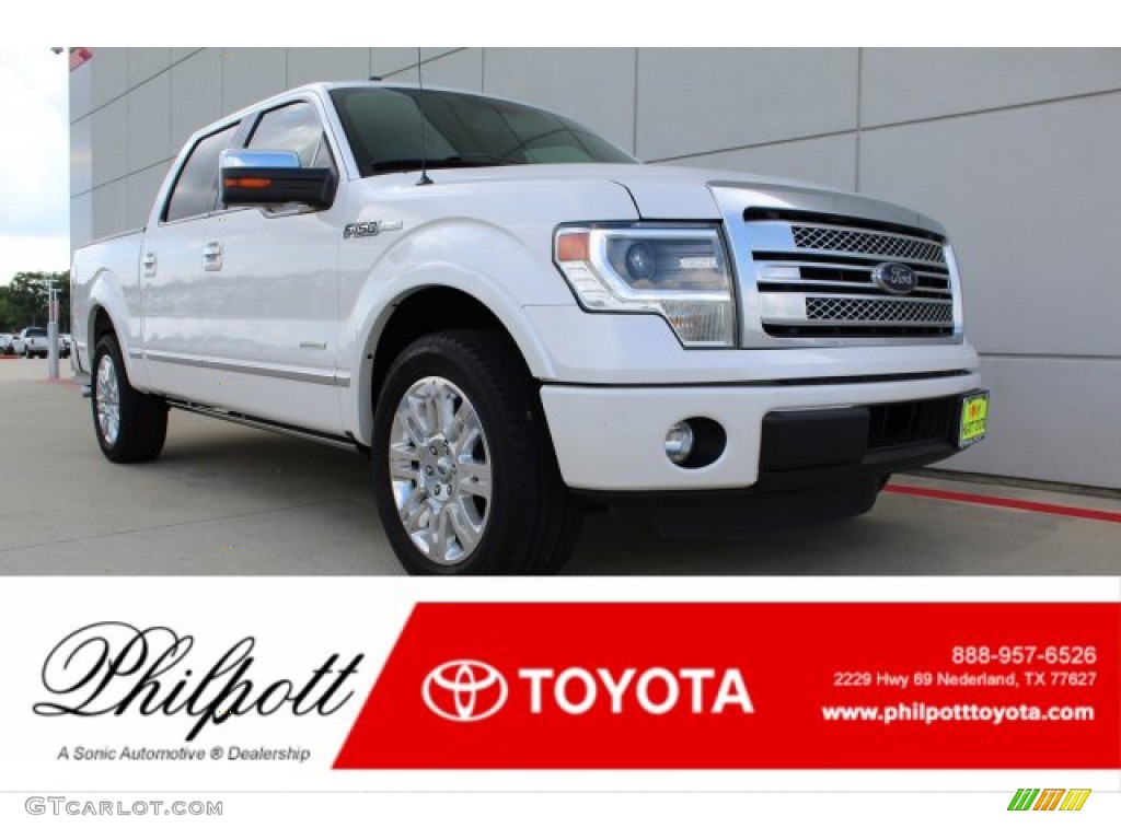 White Platinum Ford F150