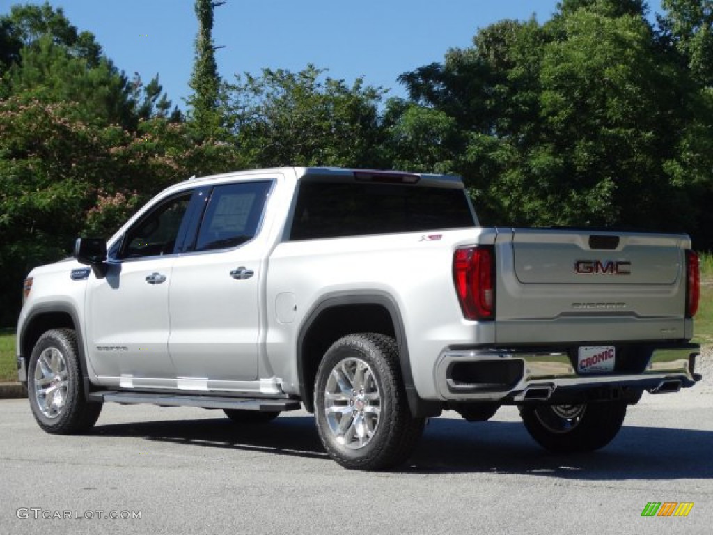 2019 Sierra 1500 SLT Crew Cab 4WD - Quicksilver Metallic / Jet Black photo #6