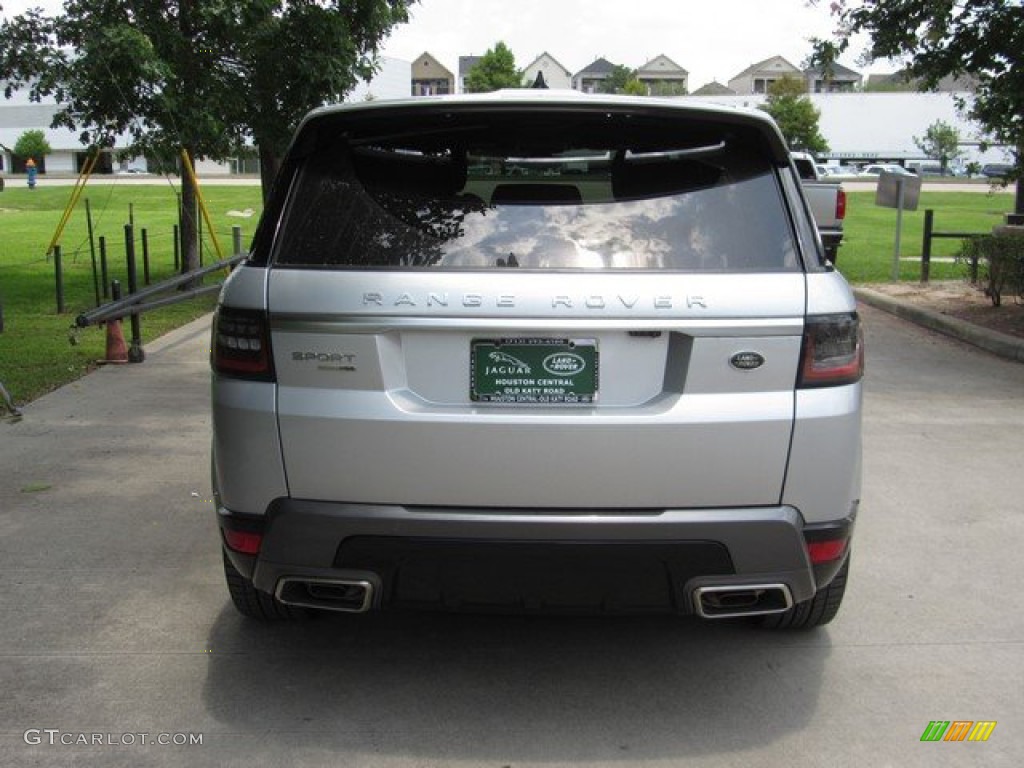 2019 Range Rover Sport HSE - Indus Silver Metallic / Ebony/Ebony photo #8