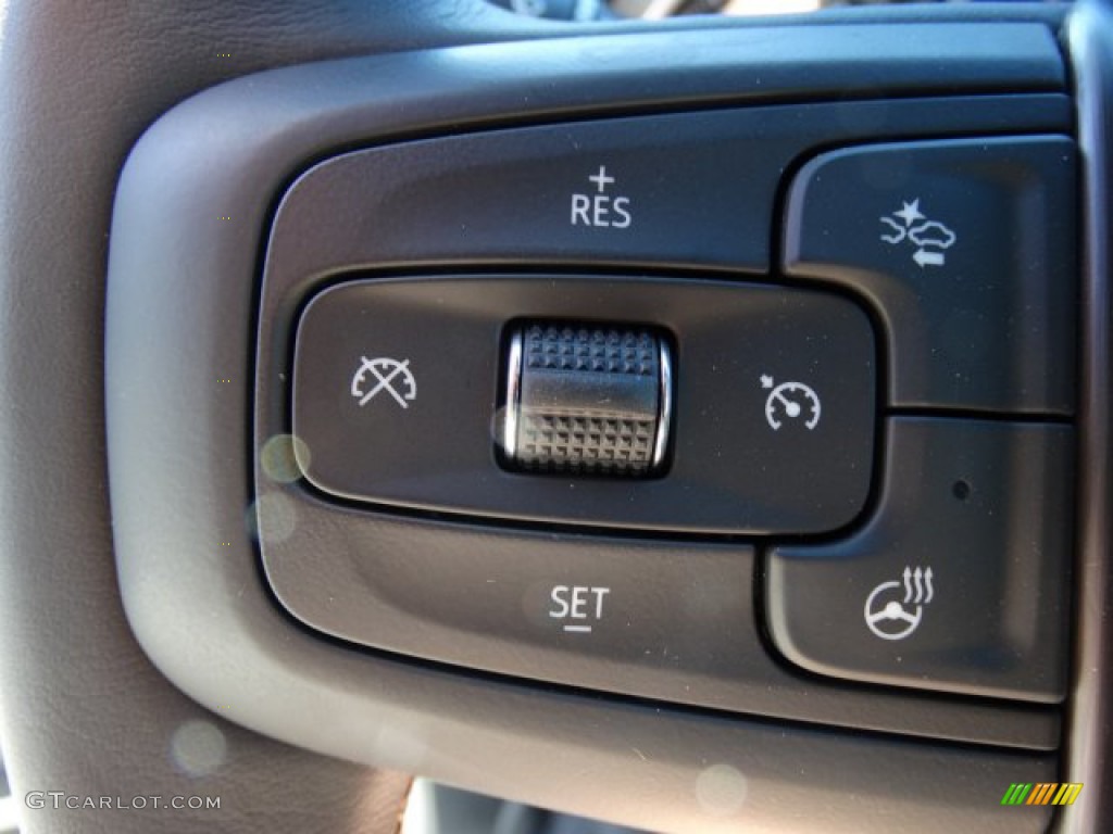 2019 GMC Sierra 1500 AT4 Crew Cab 4WD Jet Black Steering Wheel Photo #133877381