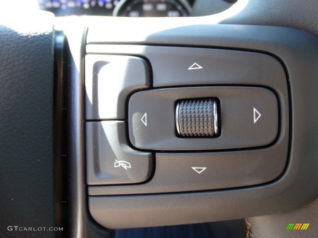 2019 GMC Sierra 1500 AT4 Crew Cab 4WD Jet Black Steering Wheel Photo #133877387