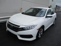 Taffeta White 2018 Honda Civic LX Sedan Exterior