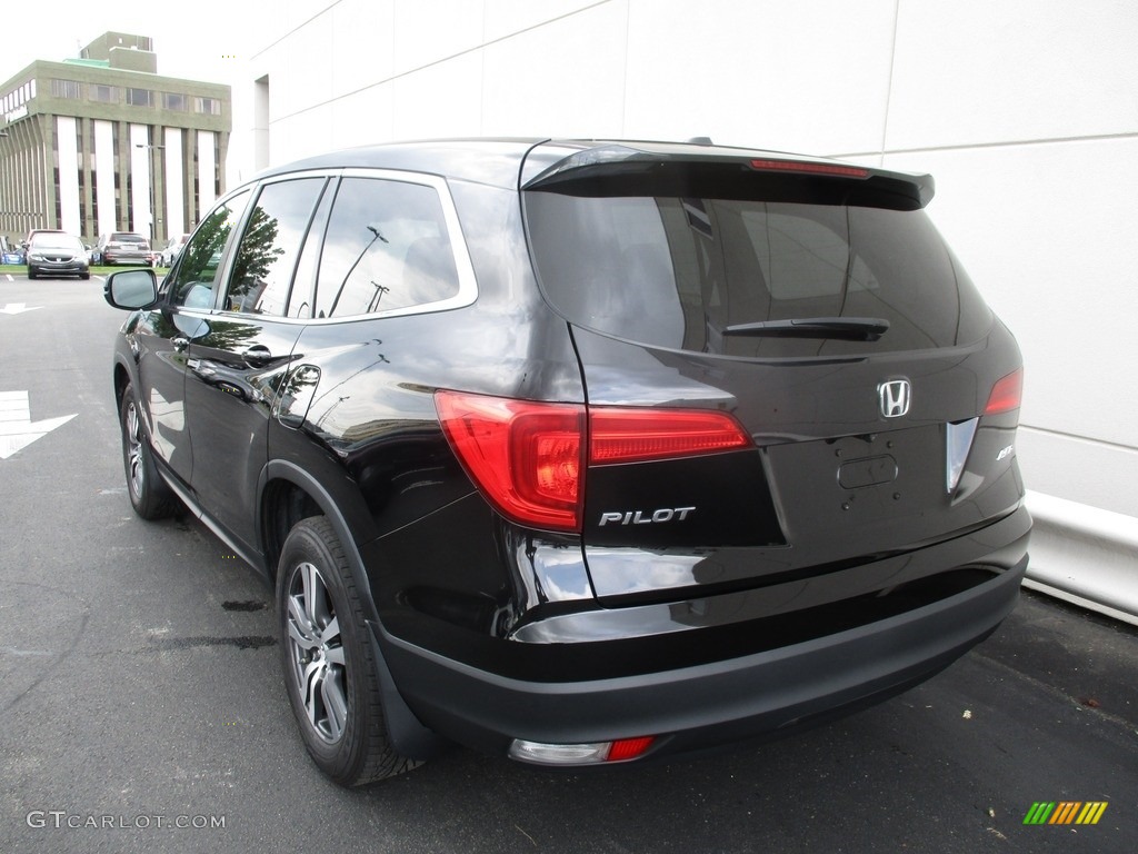 2016 Pilot EX AWD - Crystal Black Pearl / Gray photo #3
