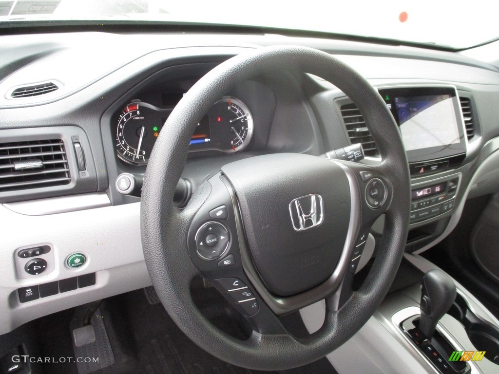 2016 Pilot EX AWD - Crystal Black Pearl / Gray photo #13