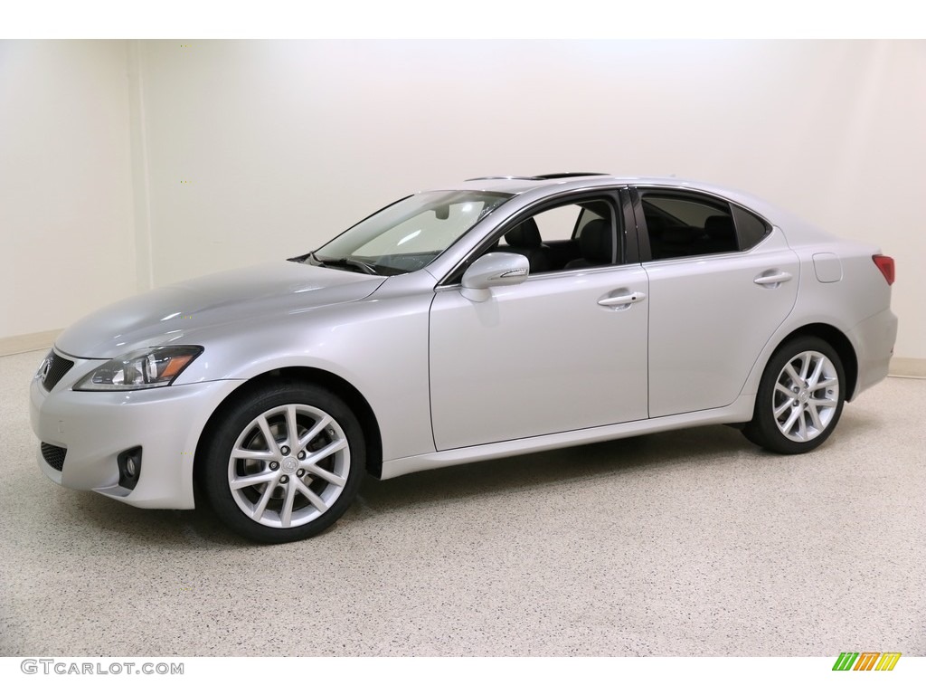 2013 IS 250 AWD - Tungsten Pearl / Black photo #3