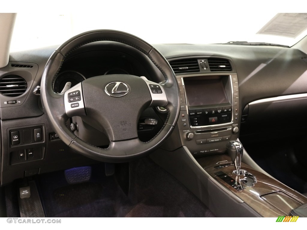 2013 IS 250 AWD - Tungsten Pearl / Black photo #6