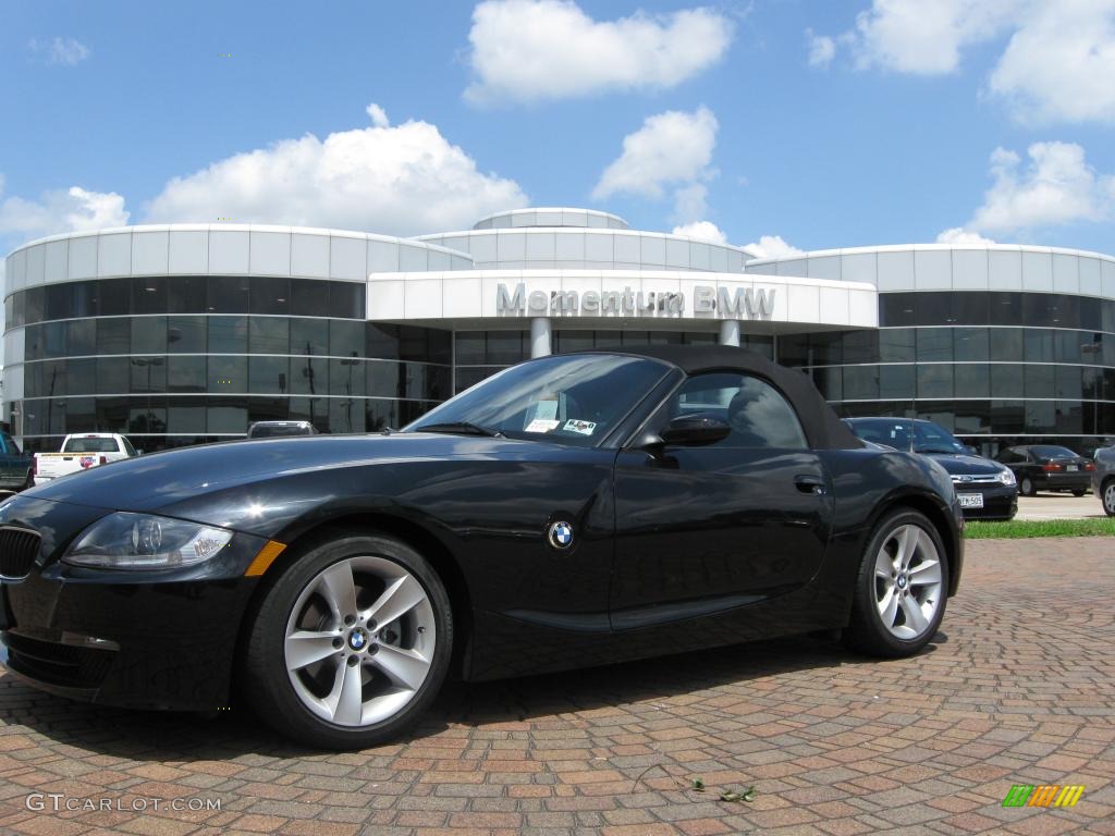 2006 Z4 3.0i Roadster - Jet Black / Black photo #1