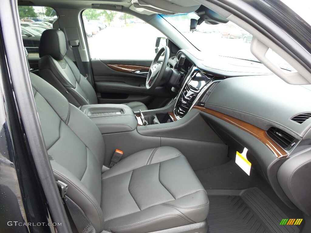 Jet Black Interior 2019 Cadillac Escalade Luxury 4WD Photo #133882530