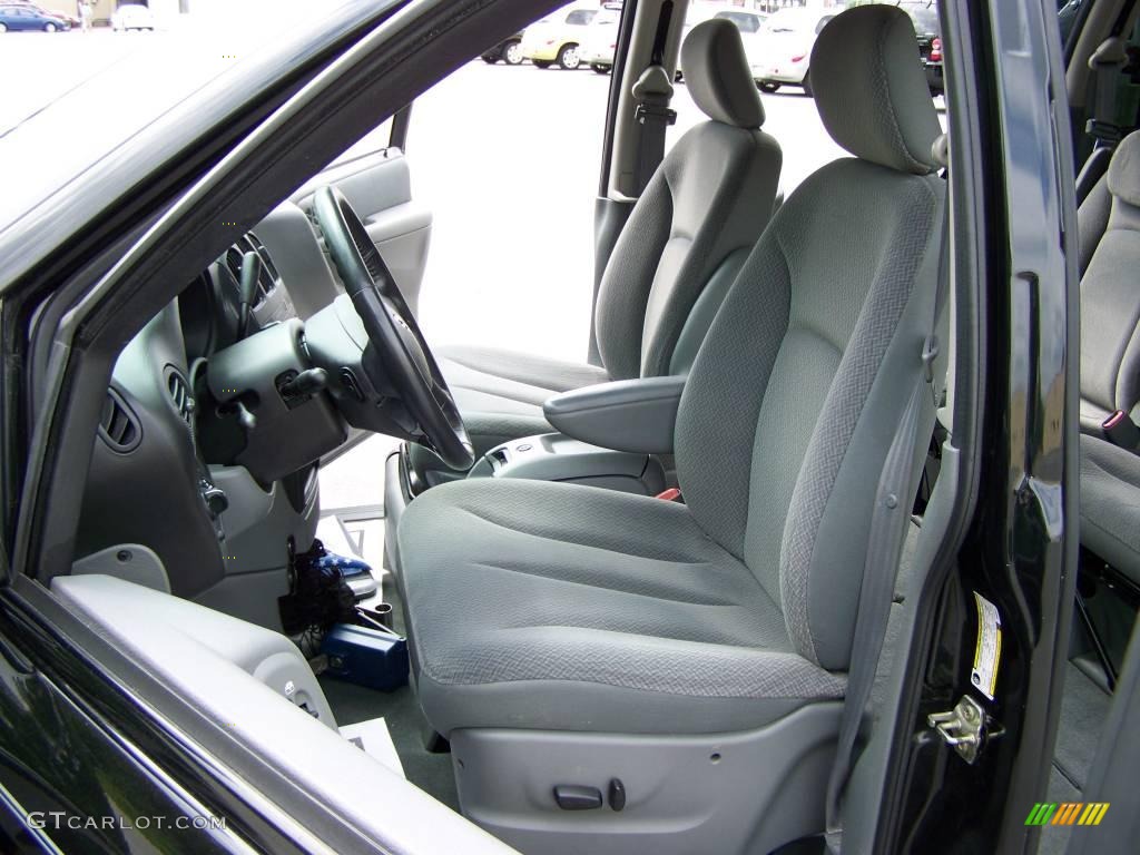 2005 Grand Caravan SXT - Brilliant Black Crystal Pearl / Medium Slate Gray photo #6