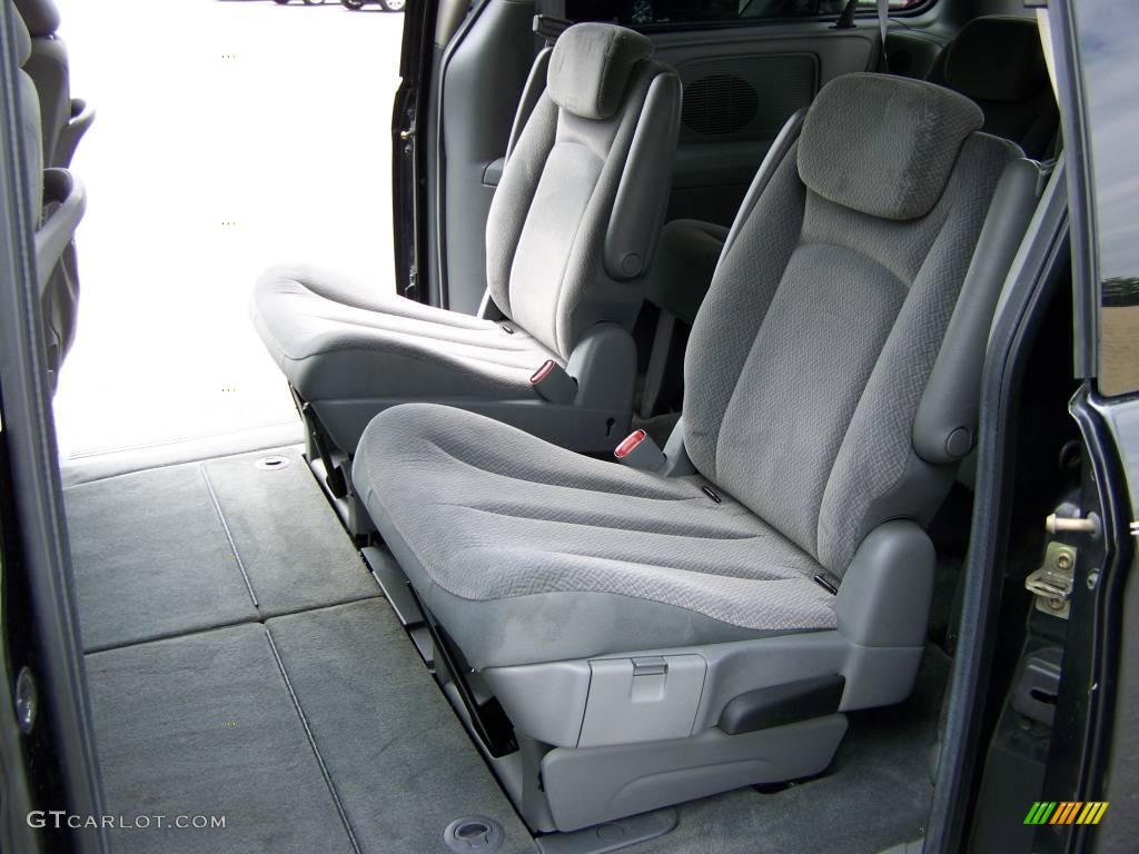 2005 Grand Caravan SXT - Brilliant Black Crystal Pearl / Medium Slate Gray photo #7