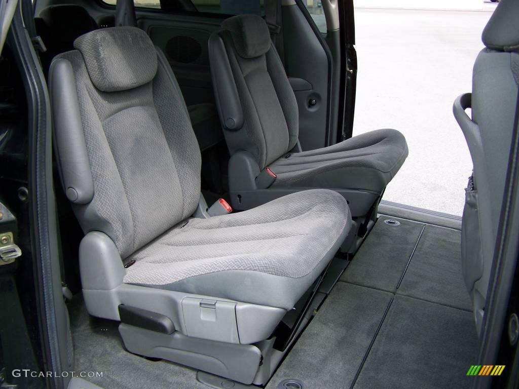 2005 Grand Caravan SXT - Brilliant Black Crystal Pearl / Medium Slate Gray photo #9