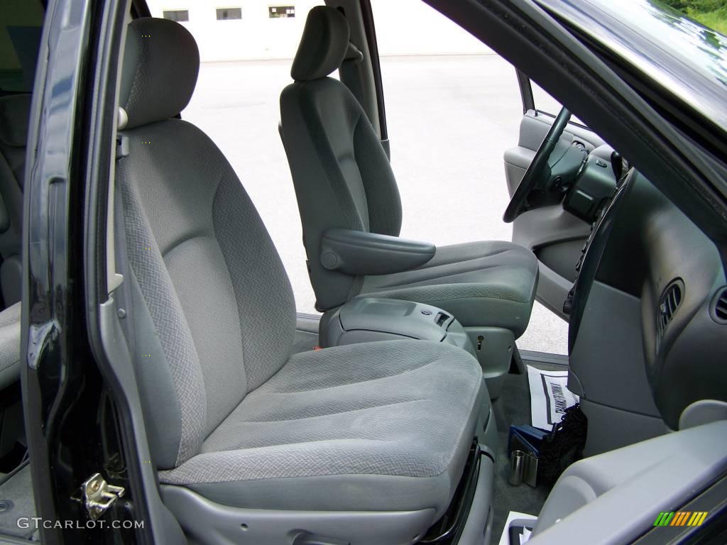 2005 Grand Caravan SXT - Brilliant Black Crystal Pearl / Medium Slate Gray photo #10