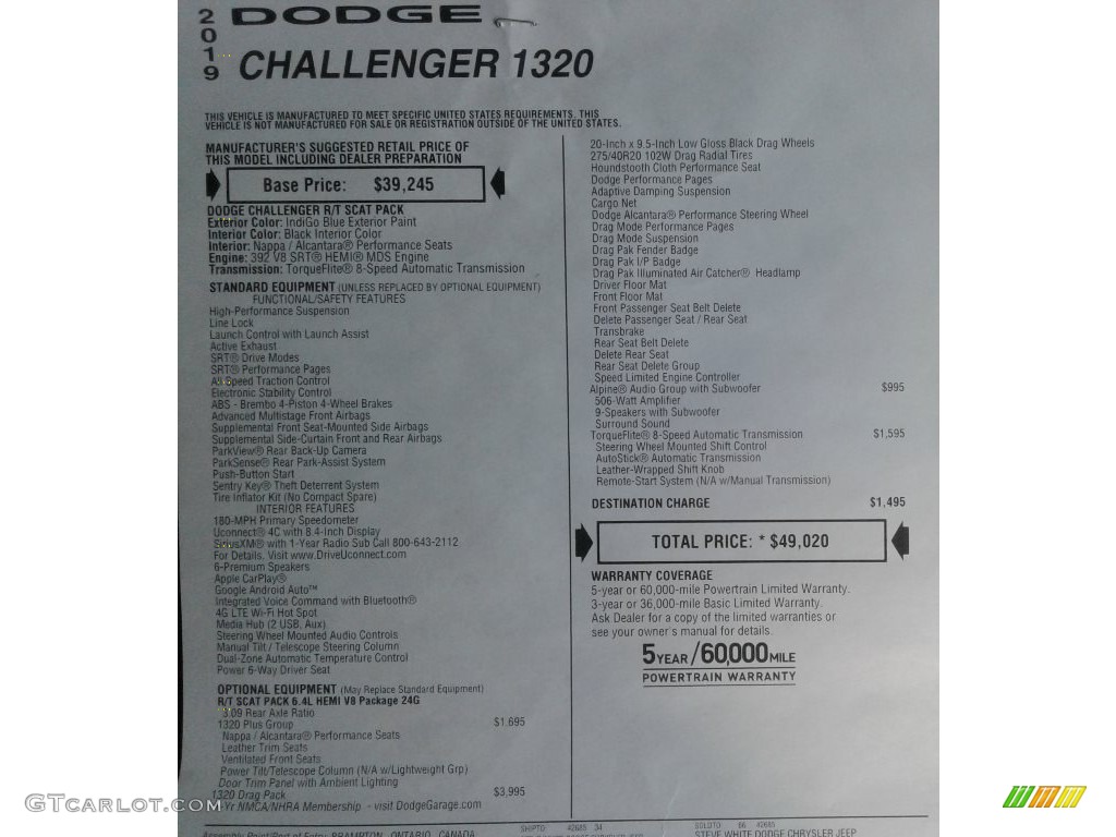 2019 Challenger 1320 - Indigo Blue / Black photo #35