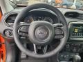 Black 2019 Jeep Renegade Latitude 4x4 Steering Wheel