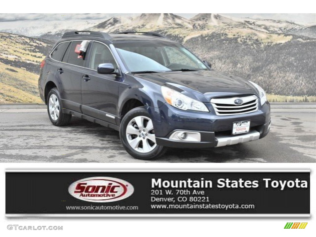 2012 Outback 3.6R Limited - Deep Indigo Pearl / Warm Ivory photo #1