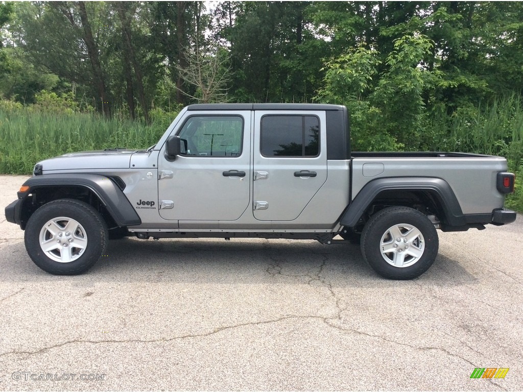 Billet Silver Metallic 2020 Jeep Gladiator Sport 4x4 Exterior Photo #133889268