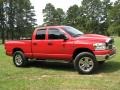 2007 Flame Red Dodge Ram 1500 Big Horn Edition Quad Cab 4x4  photo #6