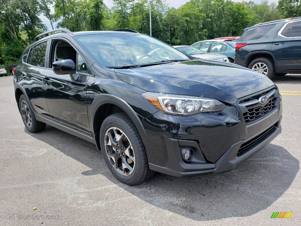 2019 Crosstrek 2.0i Premium - Crystal Black Silica / Black photo #1