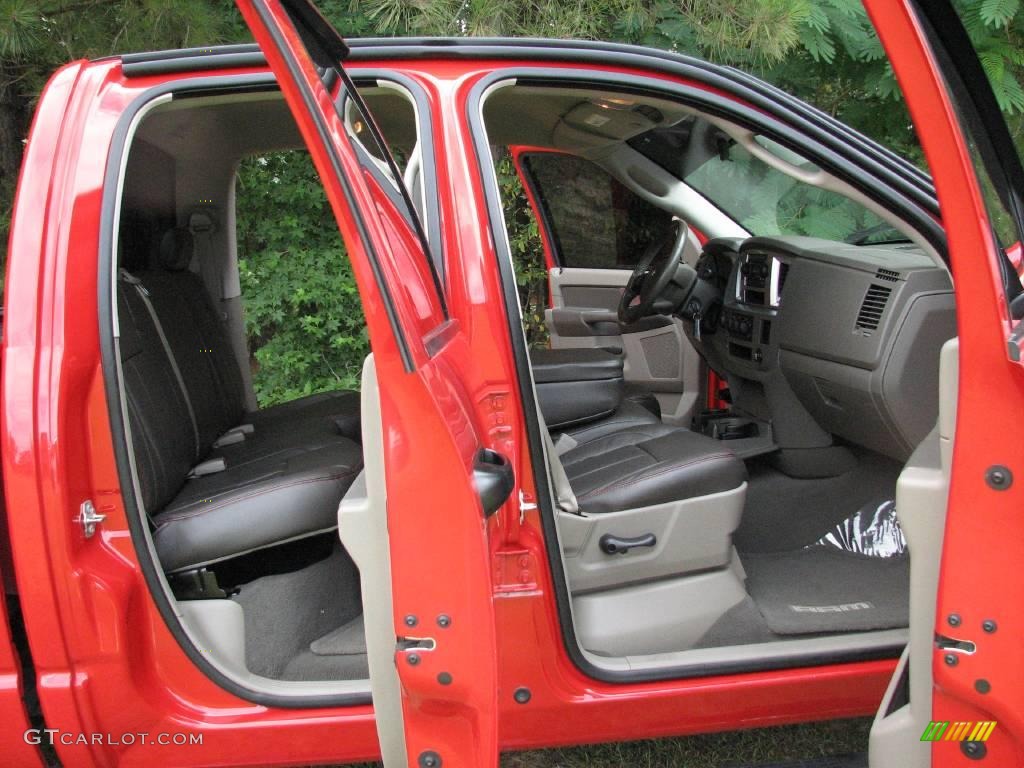 2007 Ram 1500 Big Horn Edition Quad Cab 4x4 - Flame Red / Medium Slate Gray photo #11