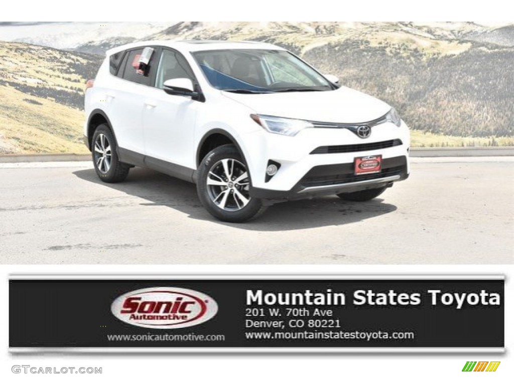 Super White Toyota RAV4