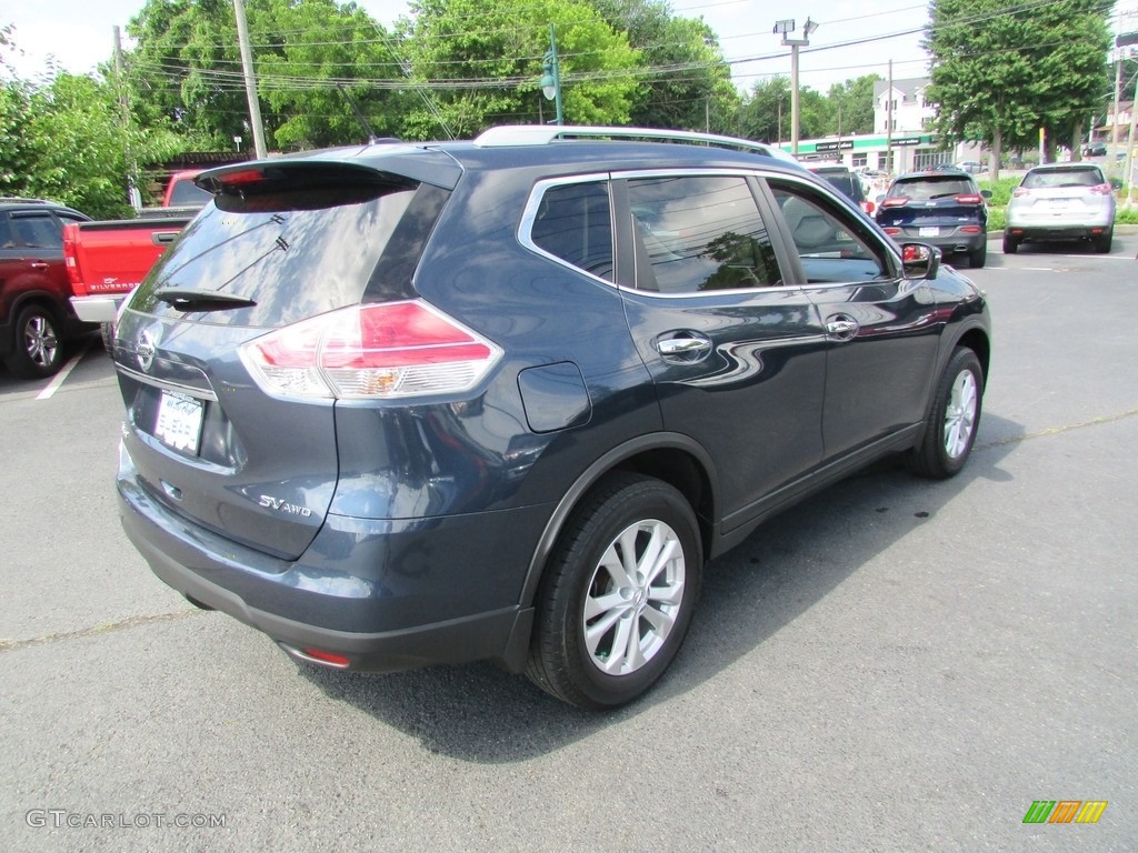 2016 Rogue SV AWD - Arctic Blue Metallic / Almond photo #6