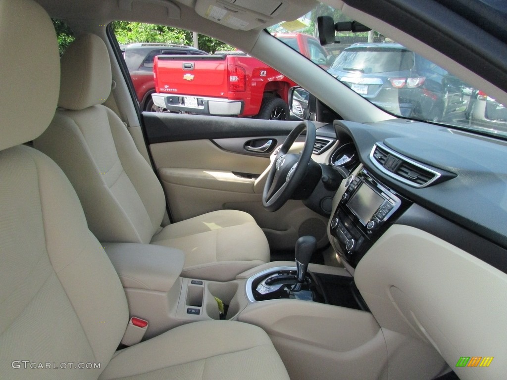 2016 Rogue SV AWD - Arctic Blue Metallic / Almond photo #17