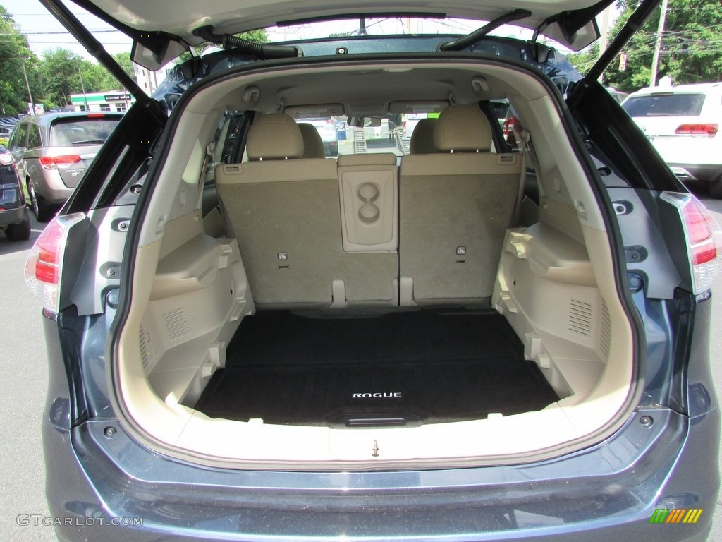 2016 Rogue SV AWD - Arctic Blue Metallic / Almond photo #20