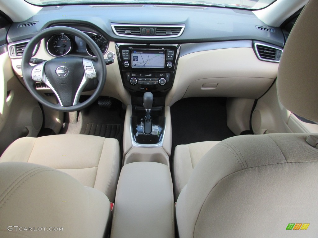 2016 Rogue SV AWD - Arctic Blue Metallic / Almond photo #24