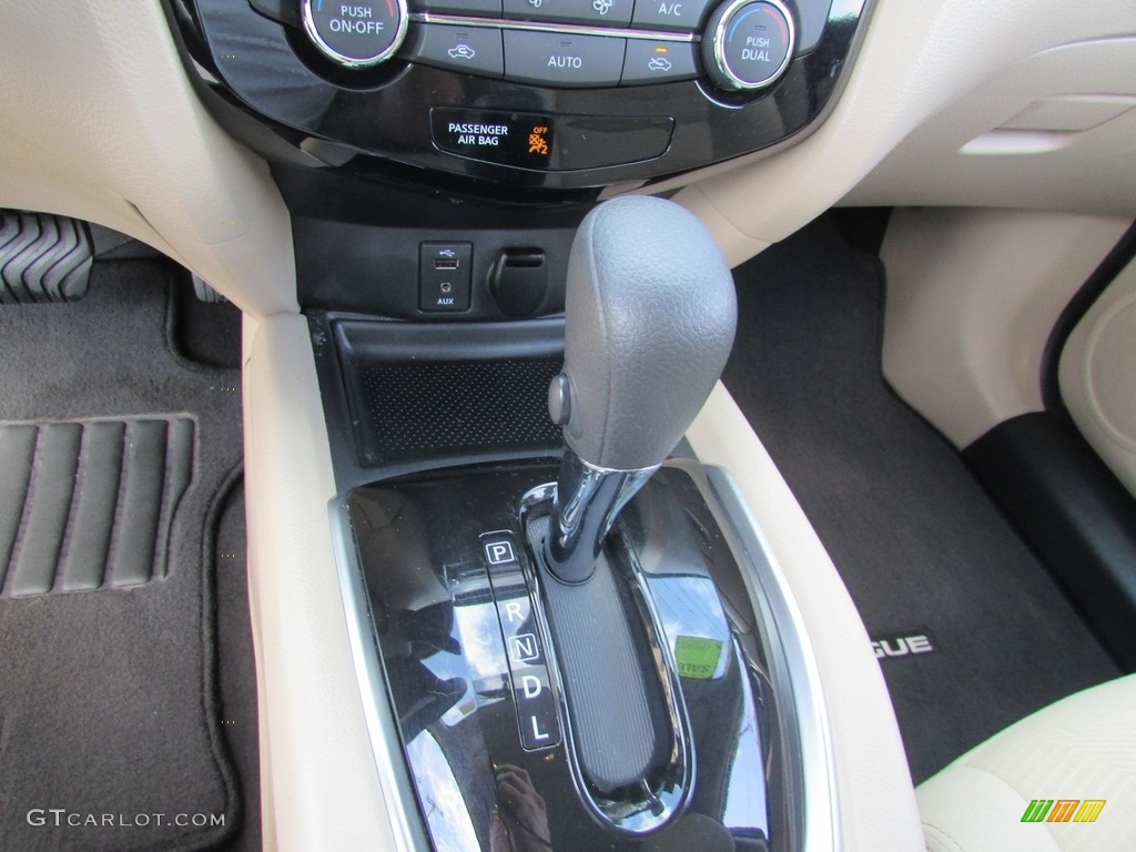 2016 Rogue SV AWD - Arctic Blue Metallic / Almond photo #26