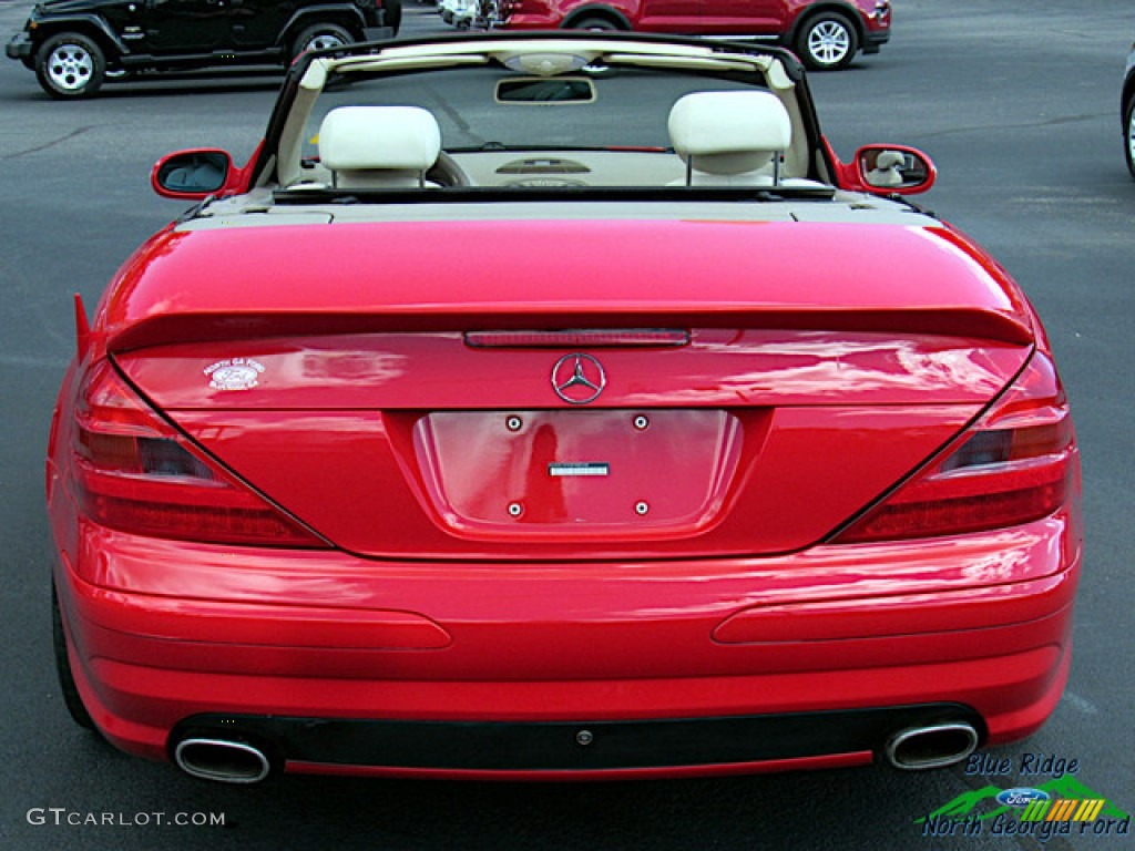 2003 SL 500 Roadster - Firemist Red Metallic / Ash photo #4