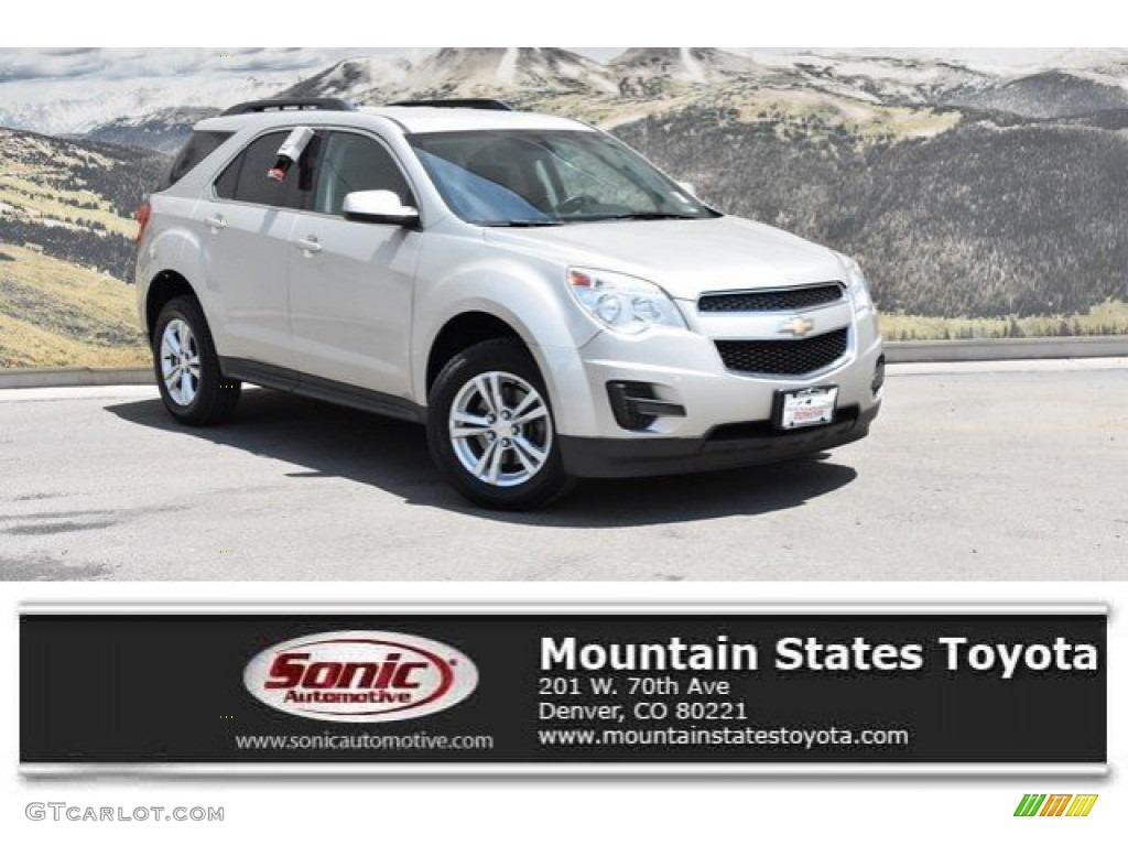 2013 Equinox LT AWD - Champagne Silver Metallic / Light Titanium/Jet Black photo #1