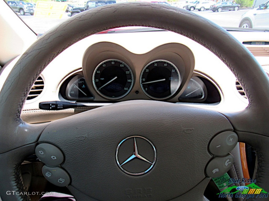 2003 SL 500 Roadster - Firemist Red Metallic / Ash photo #21