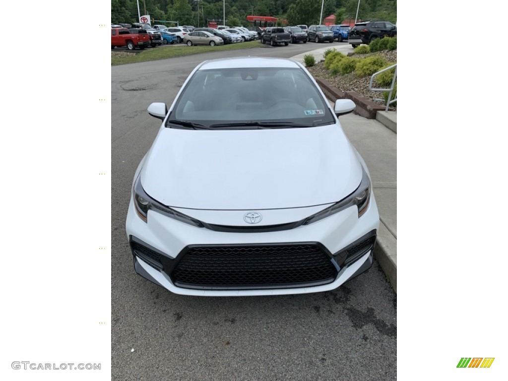 2020 Corolla SE - Super White / Light Gray photo #3