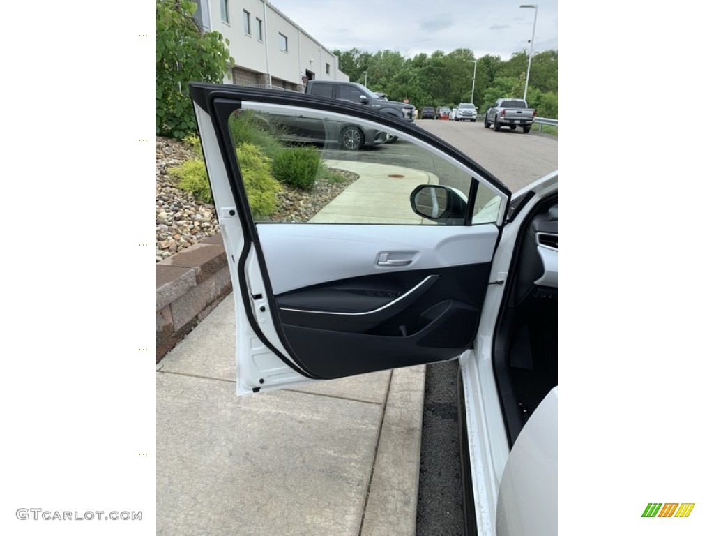 2020 Corolla SE - Super White / Light Gray photo #8