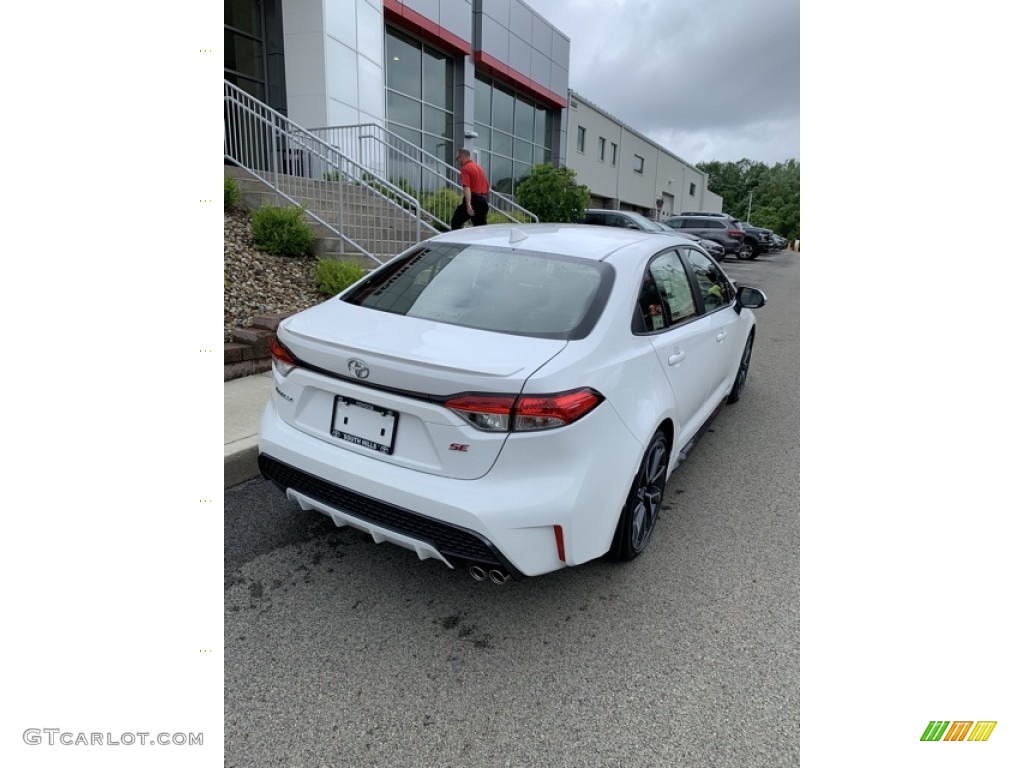 2020 Corolla SE - Super White / Black photo #7