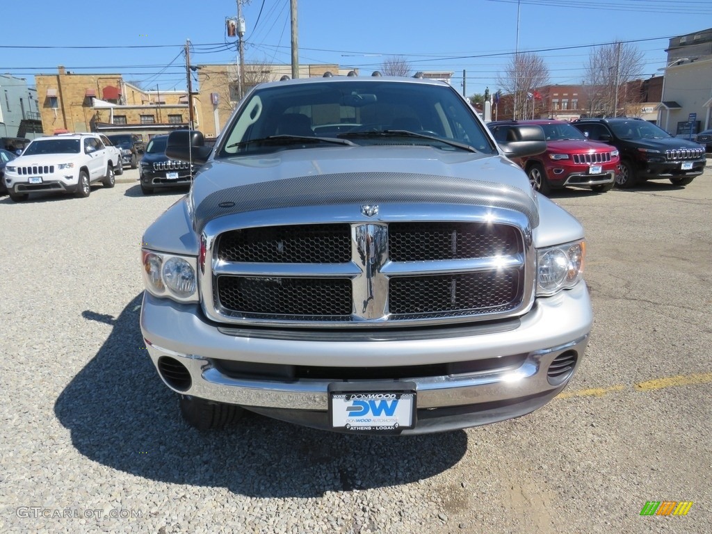 2004 Ram 2500 SLT Quad Cab 4x4 - Bright Silver Metallic / Dark Slate Gray photo #6