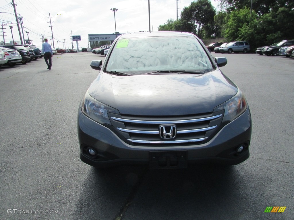 2013 CR-V EX AWD - Polished Metal Metallic / Gray photo #3