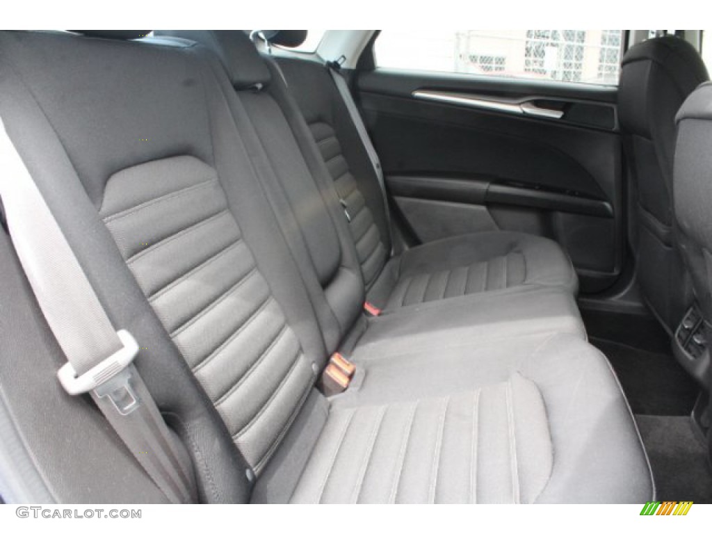 2014 Fusion SE EcoBoost - Tuxedo Black / Charcoal Black photo #25