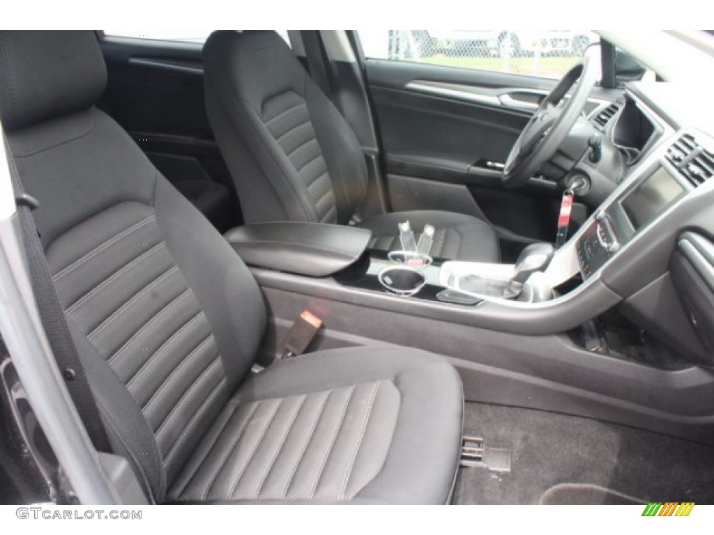 2014 Fusion SE EcoBoost - Tuxedo Black / Charcoal Black photo #27
