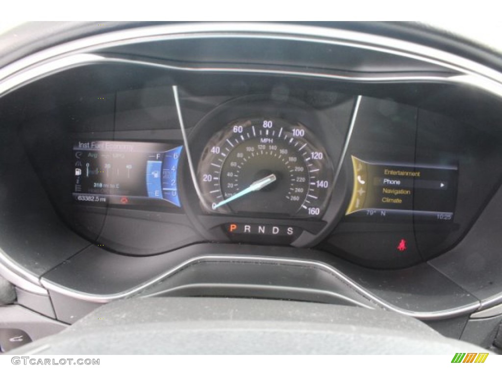 2014 Fusion SE EcoBoost - Tuxedo Black / Charcoal Black photo #28