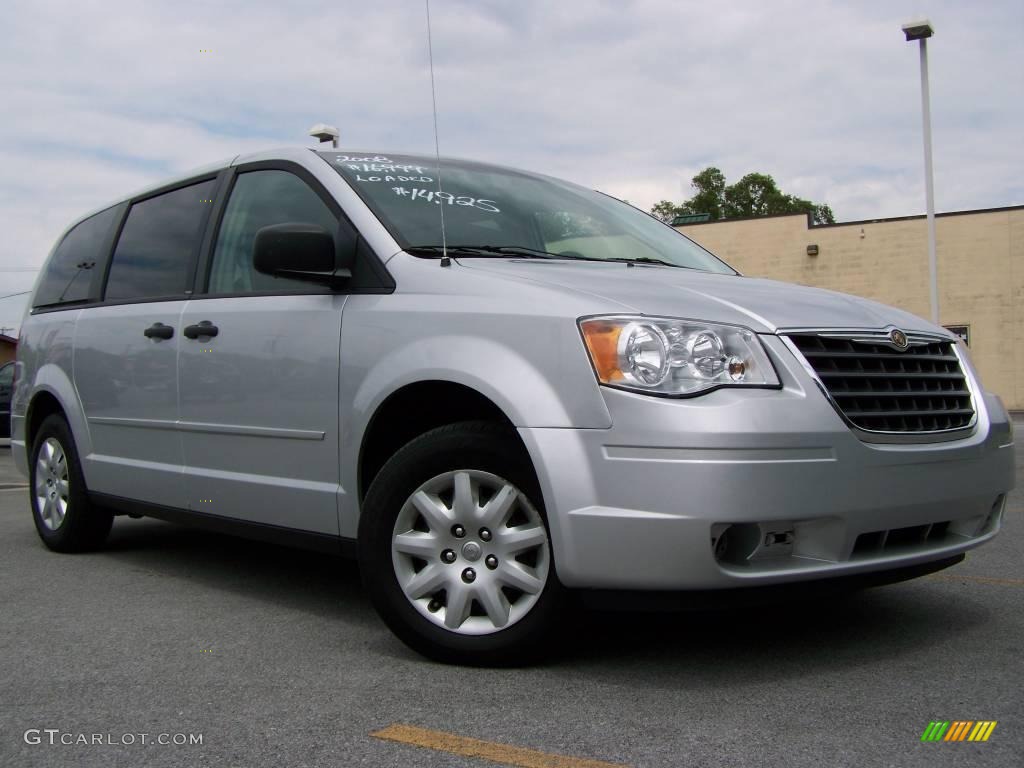 2008 Town & Country LX - Bright Silver Metallic / Medium Slate Gray/Light Shale photo #1