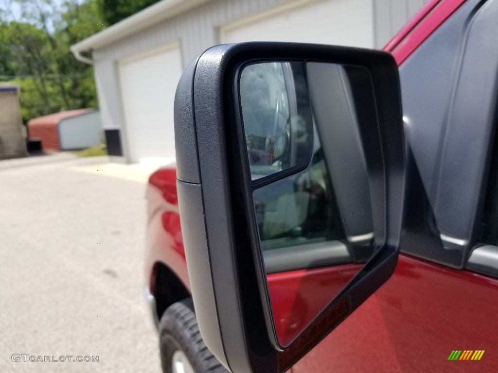 2013 F150 XLT SuperCrew 4x4 - Ruby Red Metallic / Steel Gray photo #12