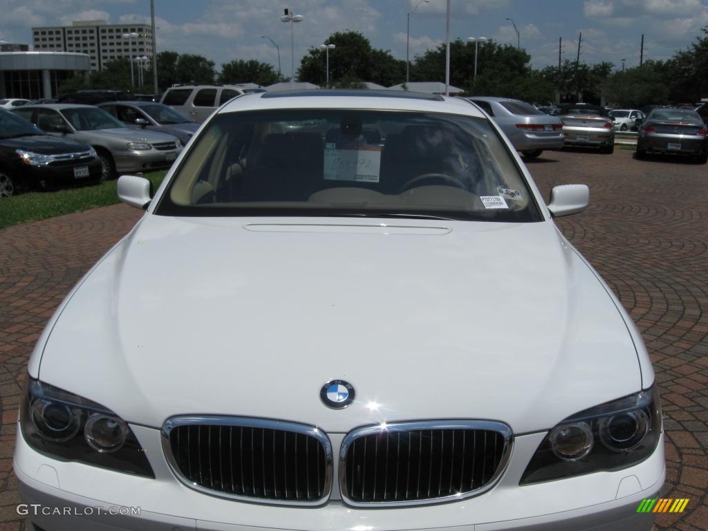 2007 7 Series 750Li Sedan - Alpine White / Beige photo #2