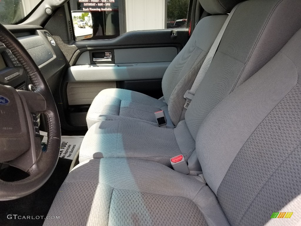 2013 F150 XLT SuperCrew 4x4 - Ruby Red Metallic / Steel Gray photo #26