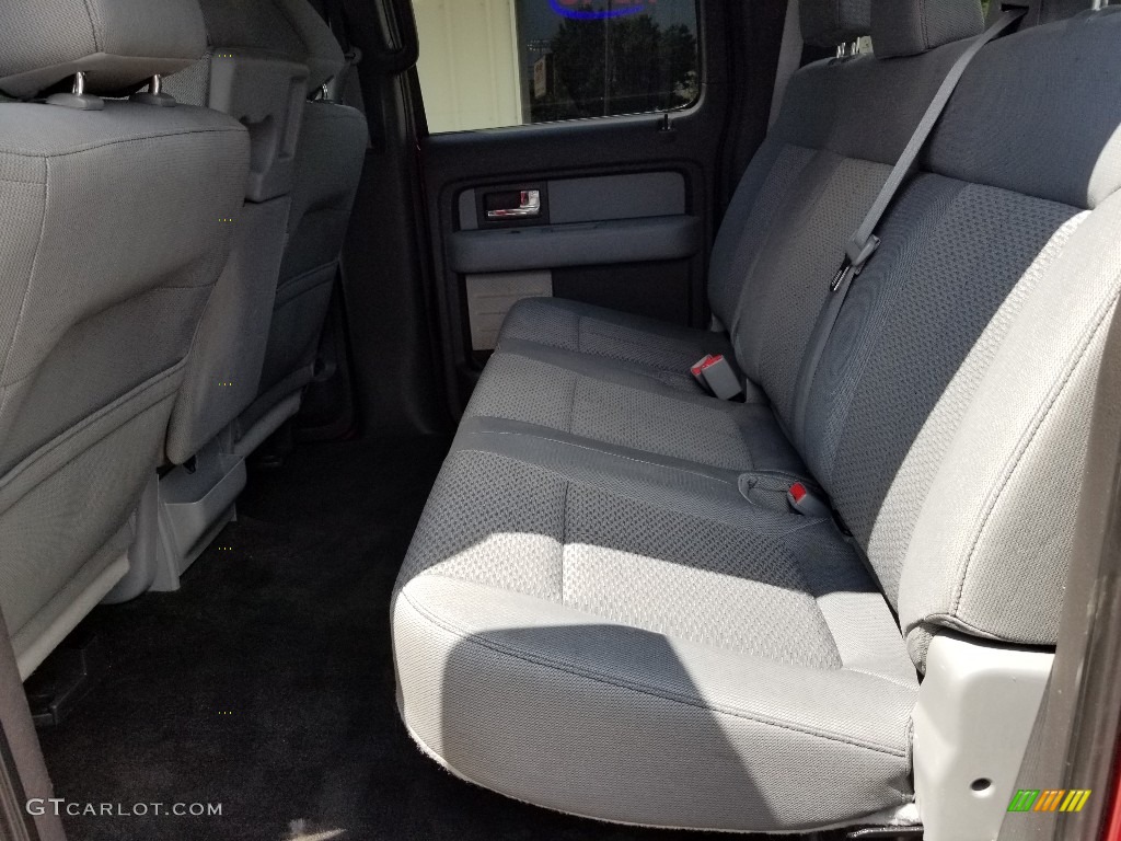 2013 F150 XLT SuperCrew 4x4 - Ruby Red Metallic / Steel Gray photo #29