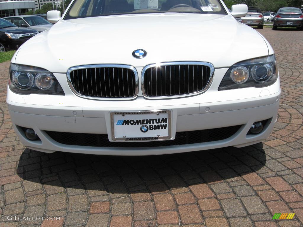 2007 7 Series 750Li Sedan - Alpine White / Beige photo #3
